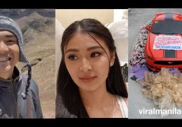 Xian Gaza offers Nadine Lustre, a Bouquet of Mustang
