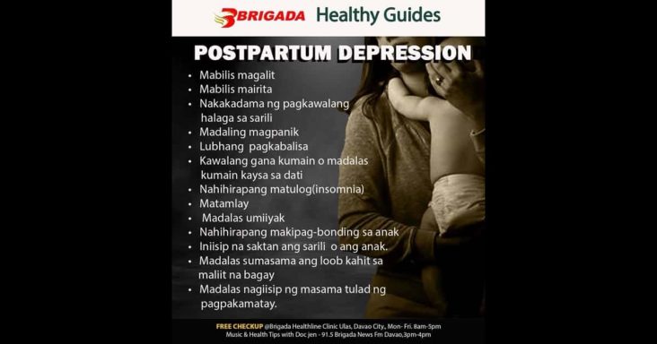 Postpartum Depression explained by Healthy Guides