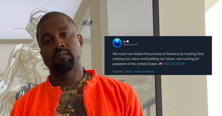 Kanye West announces 2020 run for president of the United States
