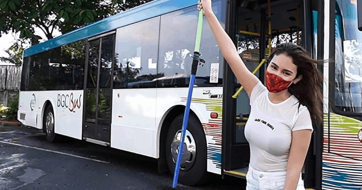 Ivana Alawi accepts late Lloyd Cafe Cadena’s bus wash challenge