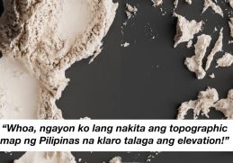 LOOK: Netizen makes powder-like Philippines relief map