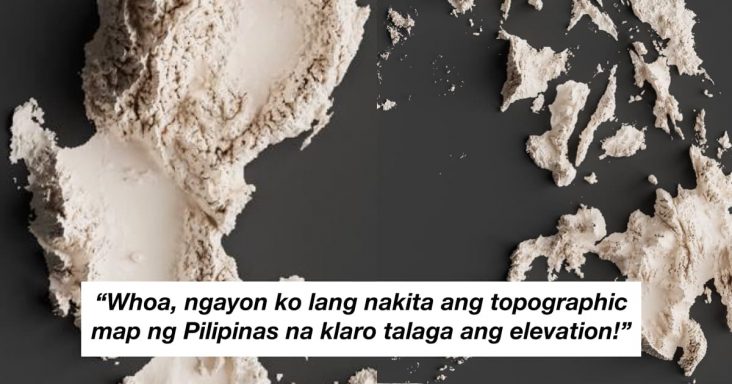 LOOK: Netizen makes powder-like Philippines relief map