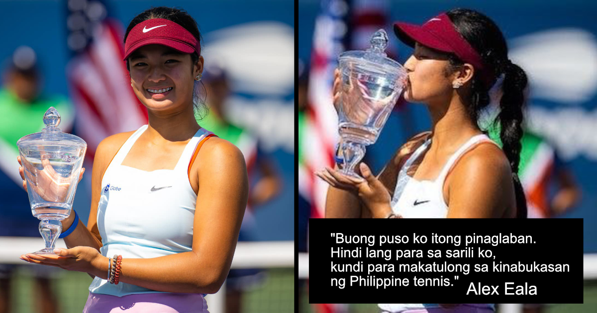Alex Eala speaks her victory speech in Tagalog after US Open historic win