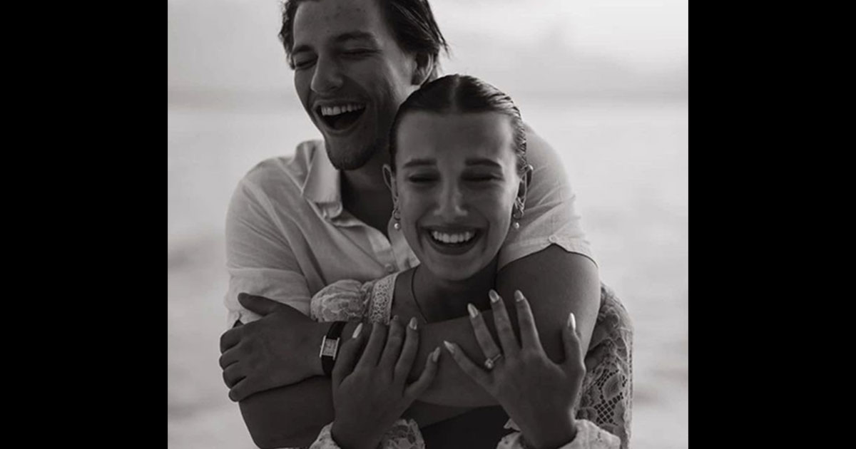 Millie Bobby Brown announces she's engaged to Bon Jovi's son Jake